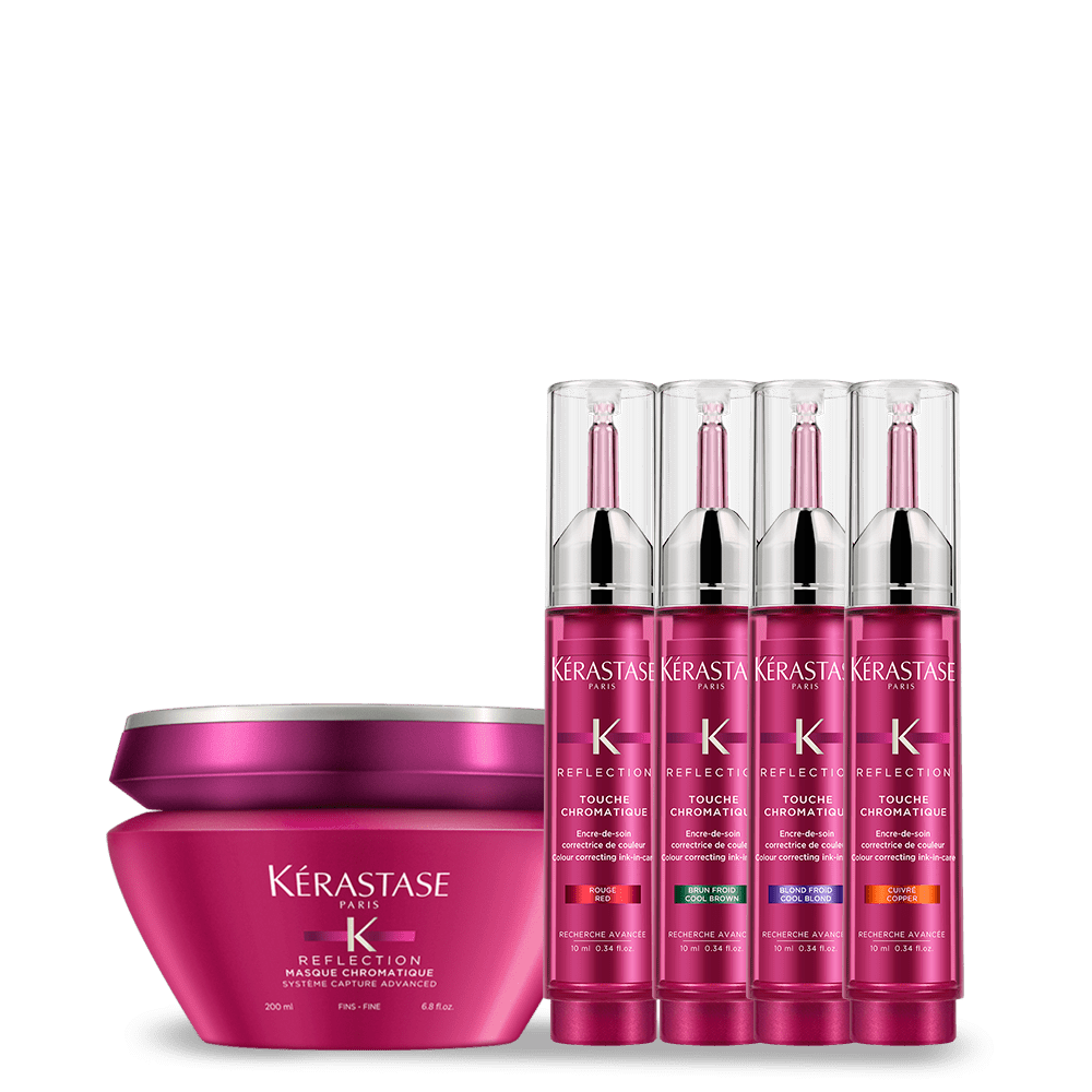 Touche Chromatique para cabello fino Masque Reflection 200 ml + 10 ml 01 de Kérastase